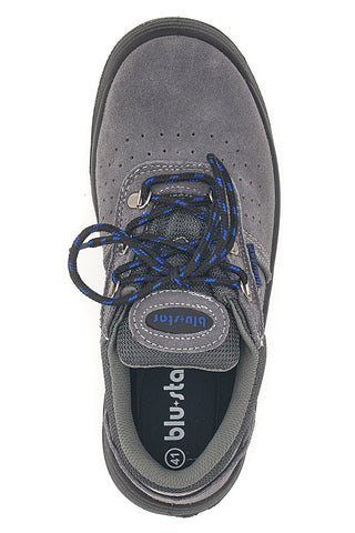 Blauer Stern 60 grau Leder Sicherheitsschuhe