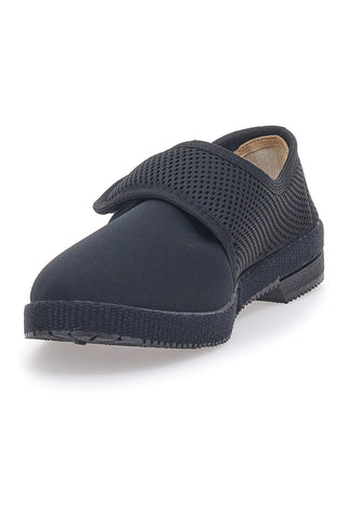 Pantofole Nere Chiusura in Velcro Terry 20 da Uomo Pantofole Nere Chiusura in Velcro Terry 20 da Uomo
