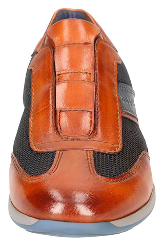 Scarpe Senza Lacci Cuoio e Blu Bugatti 315A9Q634069