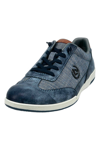 Lässiger Schnürer Blau Vintage Effekt Bugatti 325726145000