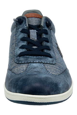 Stringate Casual Blu Effetto Vintage Bugatti 325726145000