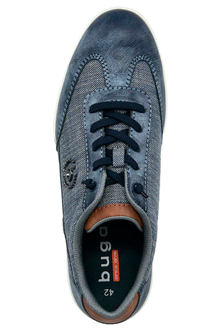 Lässiger Schnürer Blau Vintage Effekt Bugatti 325726145000