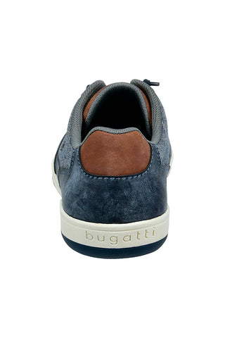 Lässiger Schnürer Blau Vintage Effekt Bugatti 325726145000