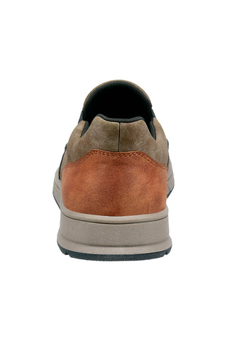 Taupefarbene Mokassins mit Gummibändern Bugatti AFB695500