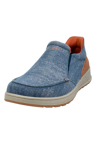 Bugatti AFB695500 Blaue Loafer mit Gummizug