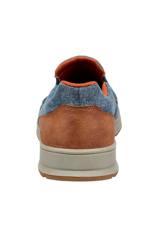 Bugatti AFB695500 Blaue Loafer mit Gummizug