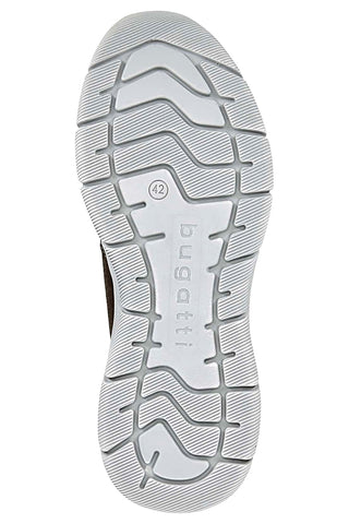 Mocassini Grigio Scuro con Dettagli Rossi BUGATTI 345AFA645500