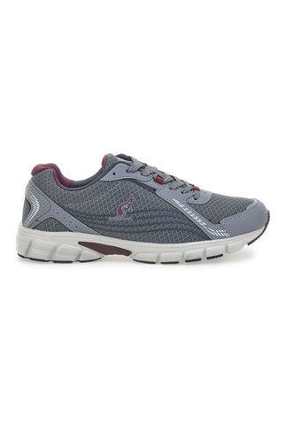 Graue und bordeauxrote Sport-Sneaker AUSTRALIAN AU24M110