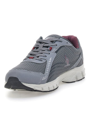 Graue und bordeauxrote Sport-Sneaker AUSTRALIAN AU24M110