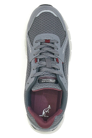 Graue und bordeauxrote Sport-Sneaker AUSTRALIAN AU24M110