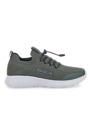 Militärgrüne Sneakers mit Mesh-Obermaterial und Memory-Effekt AUSTRALIAN AU25M107