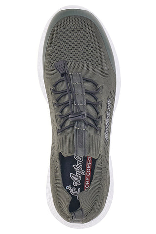 Militärgrüne Sneakers mit Mesh-Obermaterial und Memory-Effekt AUSTRALIAN AU25M107
