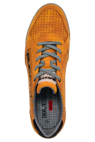 Gelbe Schnürschuhe mit Obermaterial aus perforiertem Leder BUGATTI 321A3801