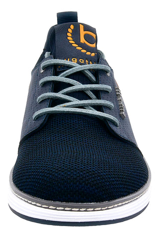 Dunkelblaue Sneakers mit braunen Details BUGATTI 321A3C61