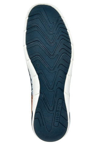 Dunkelblaue Schnürschuhe mit perforiertem Obermaterial BUGATTI 321ASG03