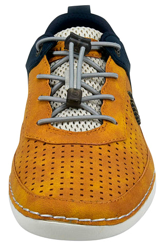 Stringate Gialle e Blu con Tomaia Traforata BUGATTI 321ASG03