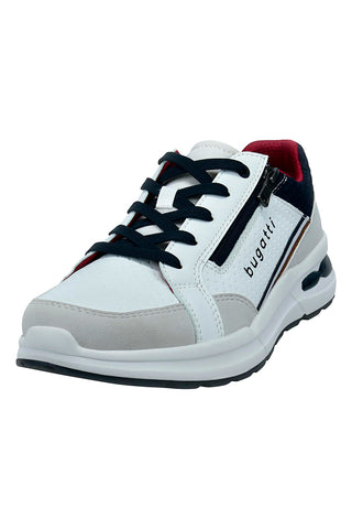 Sneakers Bianche con Lacci a Contrasto BUGATTI 321ASL015055