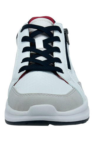 Weiße Sneakers mit Kontrastschnürsenkeln BUGATTI 321ASL015055