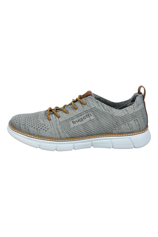 Graue Sneakers mit perforiertem Obermaterial BUGATTI 321ASR01