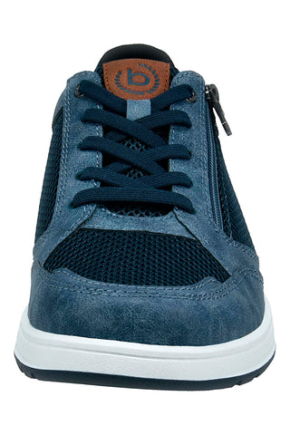 Blaue Schnürschuhe mit Obermaterial aus Leder BUGATTI 331AFB056900