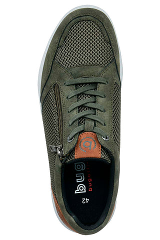 Scarpe Stringate Verdi con Tomaia in Pelle BUGATTI 331AFB056900