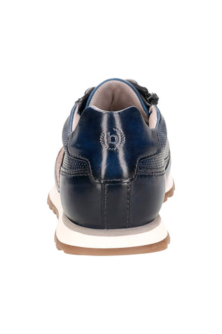 Blaue Schnürschuhe mit perforiertem Obermaterial aus Leder BUGATTI 331ARX01