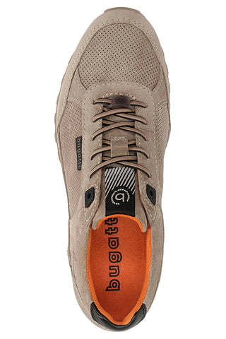 Beige Sneakers mit Obermaterial aus perforiertem Leder BUGATTI 331ARX03