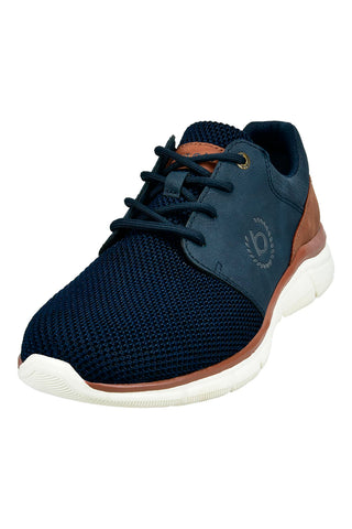 Blaue Sneakers mit perforiertem Obermaterial BUGATTI 341AFA01