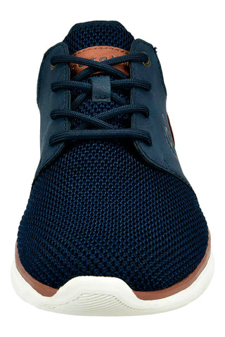 Blaue Sneakers mit perforiertem Obermaterial BUGATTI 341AFA01