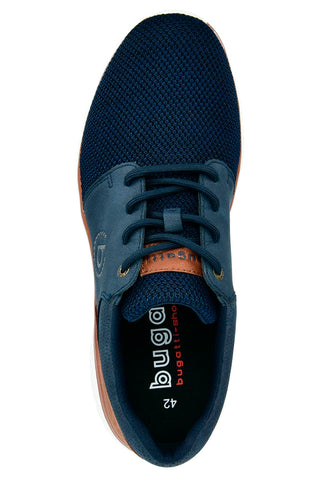 Blaue Sneakers mit perforiertem Obermaterial BUGATTI 341AFA01