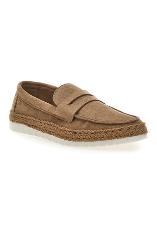 Mocassini Khaki con Dettaglio in Corda MAX DILLAN IY80013
