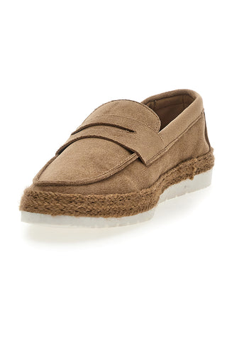 Mocassini Khaki con Dettaglio in Corda MAX DILLAN IY80013