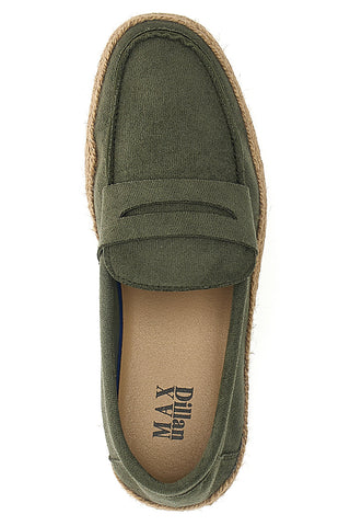 Mocassini Verdi con Dettaglio in Corda MAX DILLAN IY80013