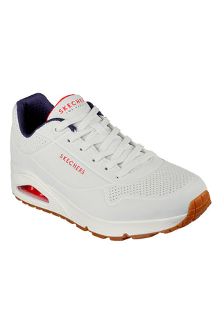 Skechers Uno - Stand On Air Bianche e Blu