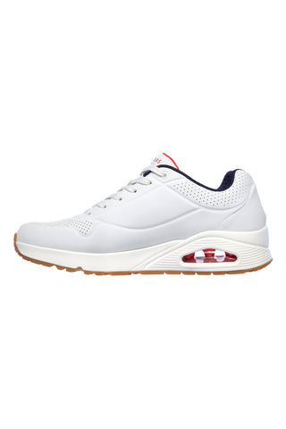 Skechers Uno - Stand On Air Bianche e Blu