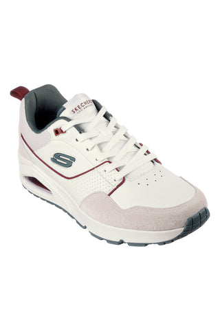 Beigefarbene Sneakers mit luftgepolsterter Skech-Air-Zwischensohle SKECHERS Uno - Retro One