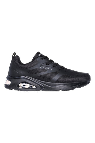 Schwarze Sneakers mit luftgekühlter Memory Foam-Innensohle SKECHERS Tres-Air Uno - Revolution-Airy