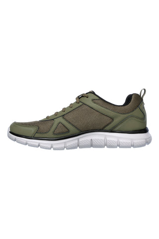 Scarpe da Fitness Verdi con Tomaia in Pelle e Mesh SKECHERS TRACK