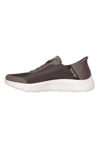 Vegane Sneaker Braun Slip Ins GO WALK Flex - Hands Up