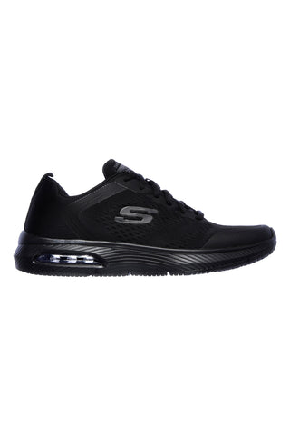 Schwarze Fitnessschuhe mit Air Cooled Memory Foam Skechers Dyna-Air Einlegesohle