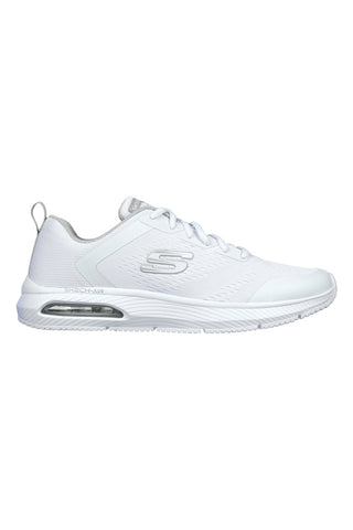 Weiße Fitnessschuhe Skechers Dyna-Air