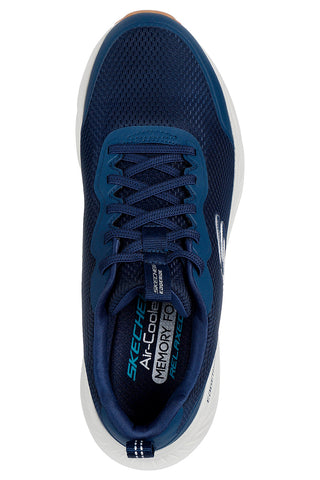 Skechers Edgeride Memory Foam Insole Navy Sneakers - Rekze
