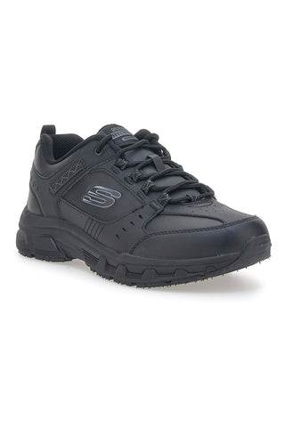Scarpe da Trail Nere con Tomaia in Pelle SKECHERS Relaxed Fit: Oak Canyon - Redwick