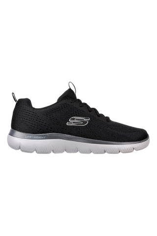 Skechers Summits – Schwarze Sneakers mit Mesh-Obermaterial – Tower