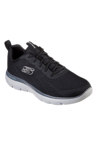 Skechers Summits – Schwarze Sneakers mit Mesh-Obermaterial – Tower