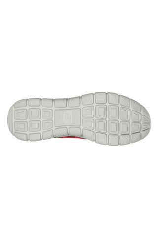 SKECHERS TRACK BROADER Vegane rote Fitnessschuhe