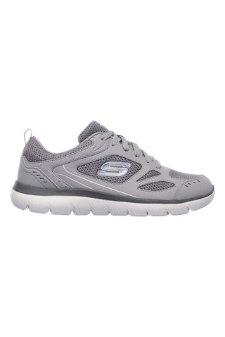 Skechers SUMMITS SOUTH RIM – Trainingsschuhe mit Obermaterial aus Leder in Grau