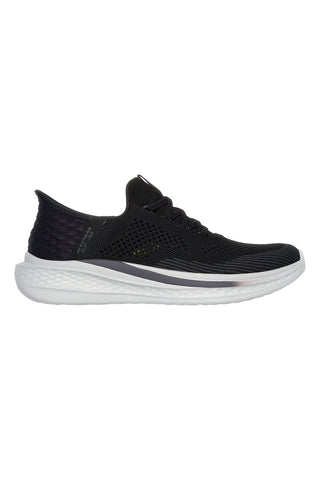 Skechers Slip-ins Relaxed Fit Schwarze und weiße vegane Sneakers: Slade - Ocon