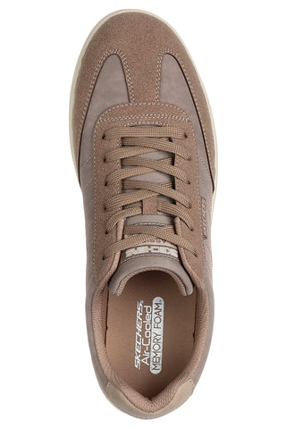 Stringate Taupe con Soletta in Memory Foam SKECHERS PLACER VINSON