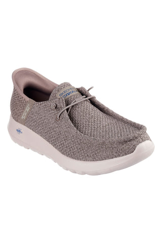 Skechers Hands Free Slip-Ins Taupe Sneakers: GO WALK Max - Halcyon